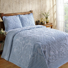 Ashton Blue Bedspread - 840053026585