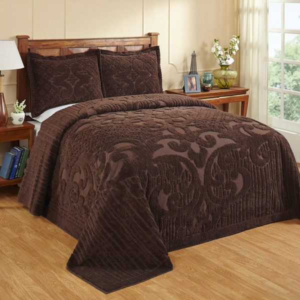 Ashton Chocolate Bedspread - 840053074968
