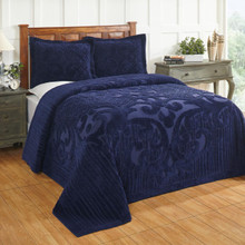 Ashton Navy Bedspread - 840053094218