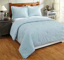 Isabella Blue Comforter Set - 840053097943