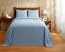 Natick Blue Bedspread - 840053021931