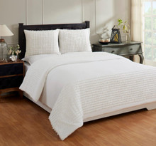 Olivia Ivory Comforter Set - 840053098605