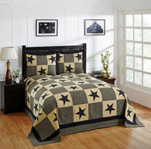 Star Black Gold Bedspread - 840053068882