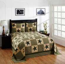 Star Green Gold Bedspread - 840053068967