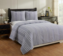 Winston Navy Comforter Set - 840053098070