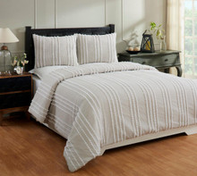 Winston Taupe Comforter Set - 840053098056