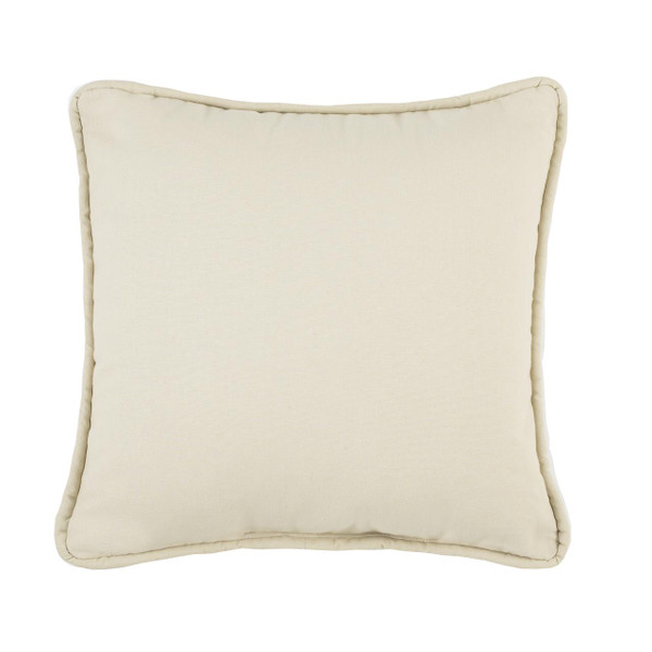 Verona II Cream Square Pillow - 013864132572