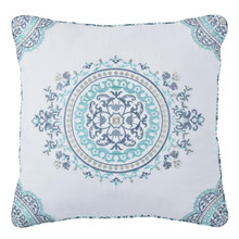 Afton Blue 16" Square Pillow - 193842130285