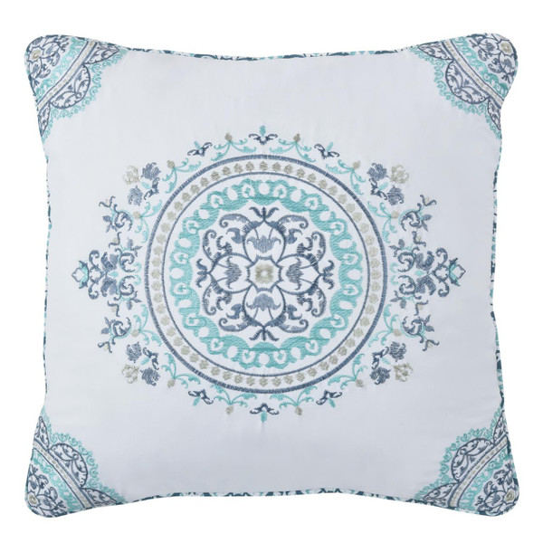 Afton Blue 16" Square Pillow - 193842130285