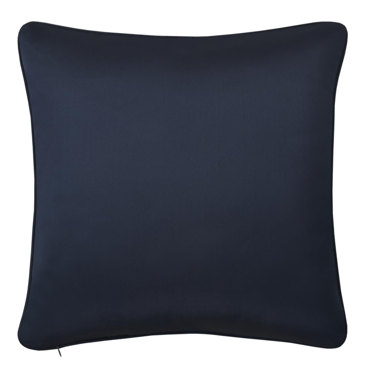 J. by J. Queen New York Mikayla Square Throw Pillow - Blue - 18 in