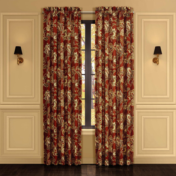 Montecito Red Curtain Pair - 193842130124