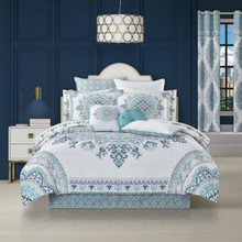 Afton Blue Comforter Set - 193842130247
