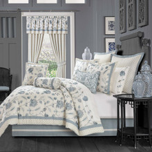 Blue Garden Comforter Set - 193842130520