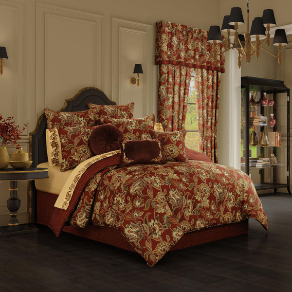 Montecito Red Comforter Set - 193842130155