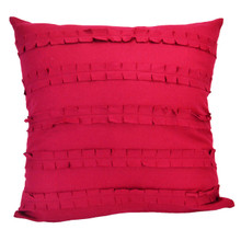 Dawson Red Ruffle Pillow - 754069603510