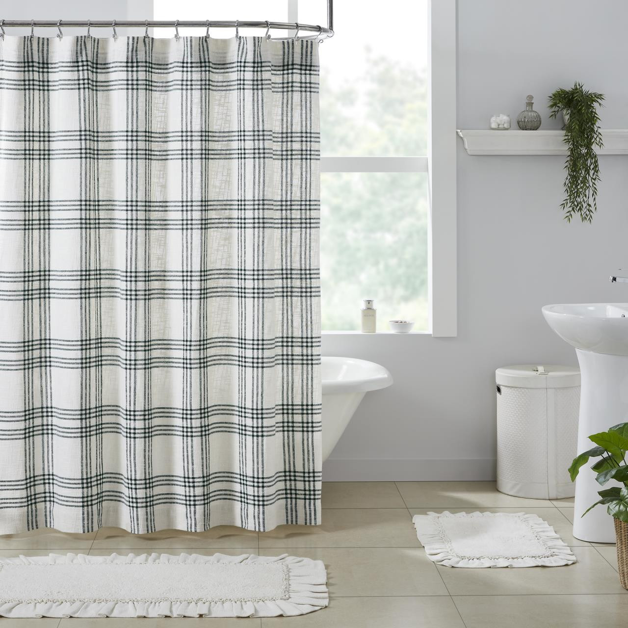 Pine Grove Plaid Shower Curtain - 810055899616