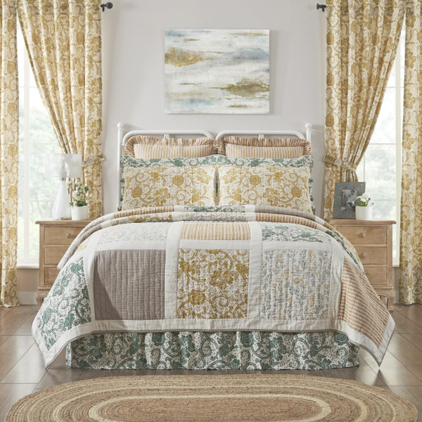 Dorset Patchwork Classic Farmhouse Country Bedding Collection -