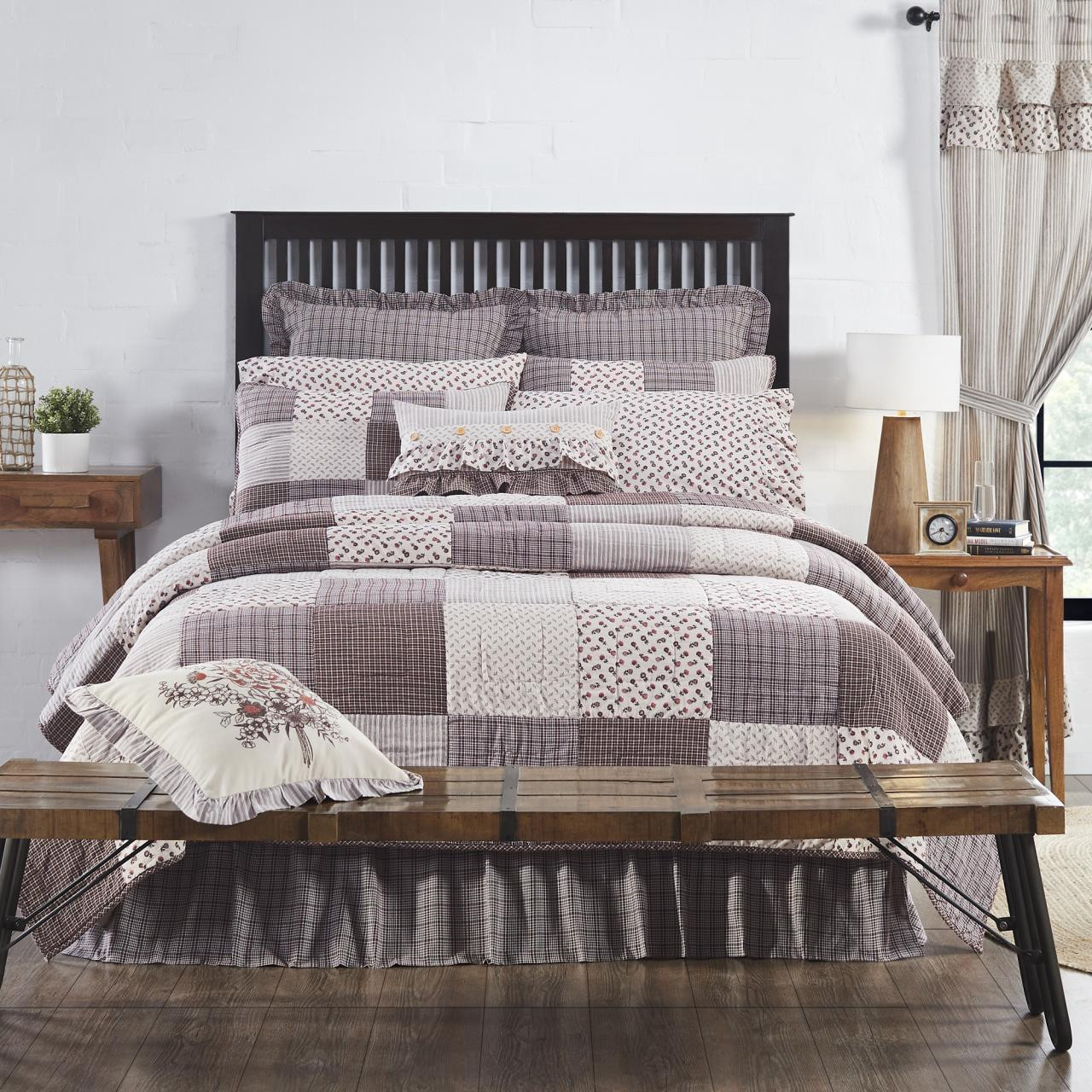 Florette French Country Farmhouse Bedding Collection -