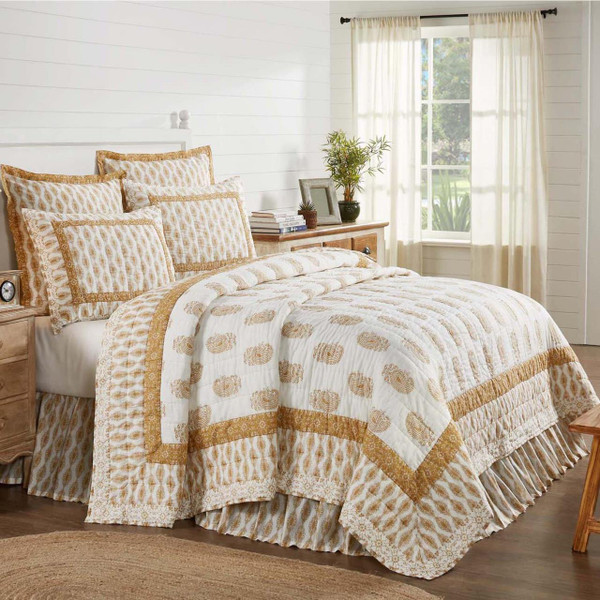 Avani Gold Quilt - 810055893607