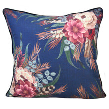 Tartan Floral Pillow - 754069202126