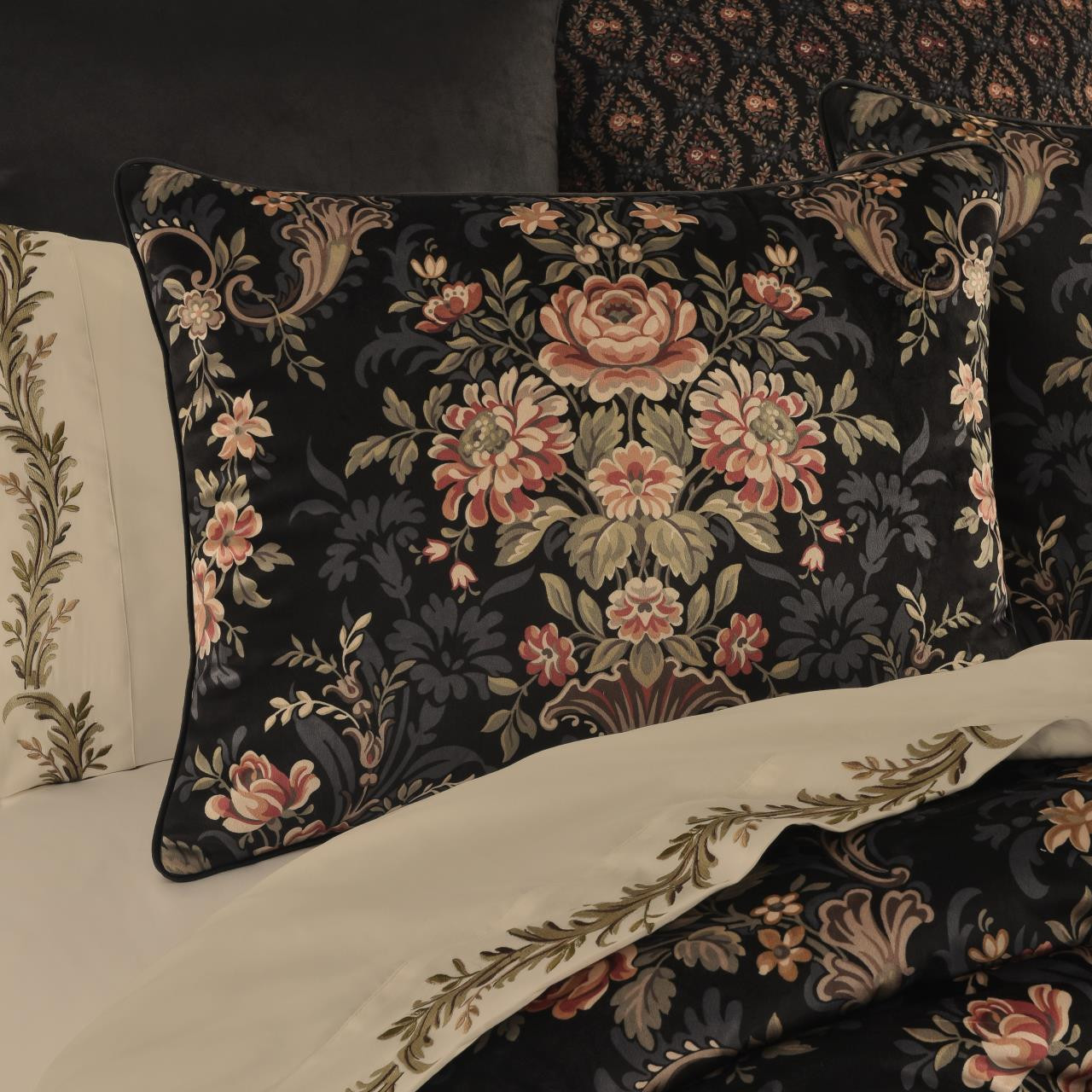 Chanticleer Black Comforter Collection -