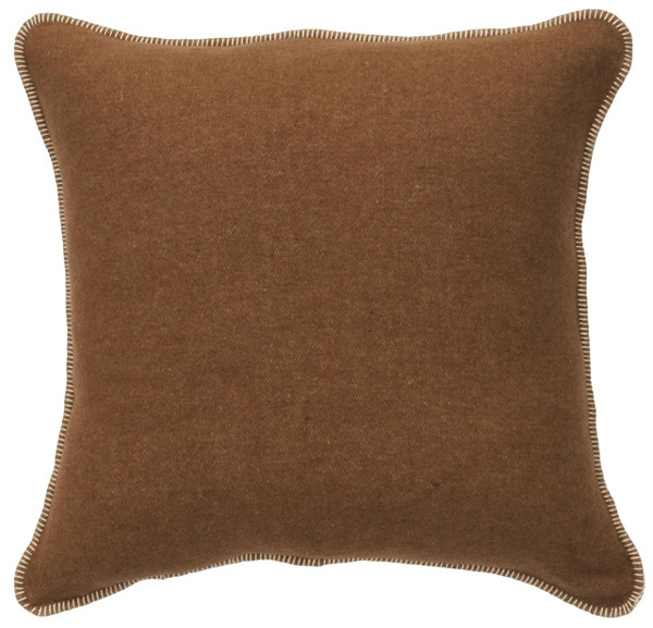 Solid Color Luxury Wool Blend Euro Sham - 650654080462