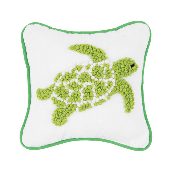 Green Turtle Pillow - 008246313175