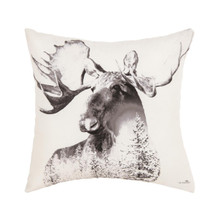 Moose Forest Pillow - 008246314721