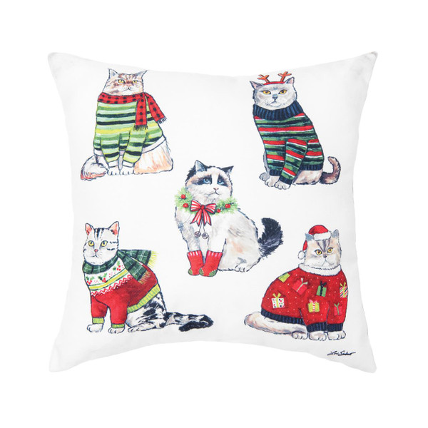Cat Christmas Pillow - 008246314851