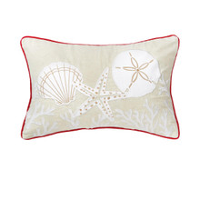 Sandollar Coral Pillow - 008246302285