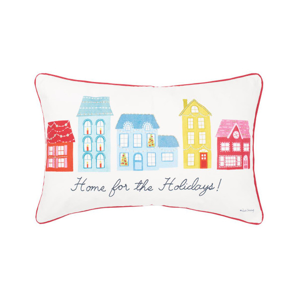 Village Holiday Pillow - 008246317241