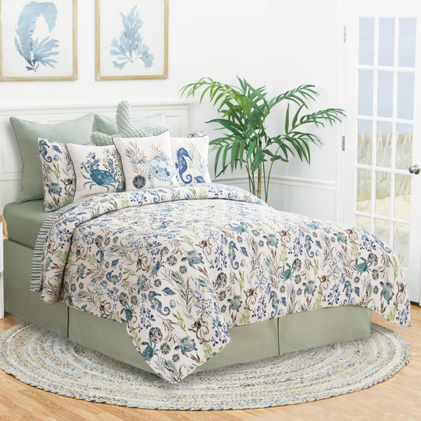 Crescent Bay Quilt Set - 008246703839