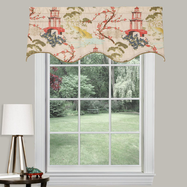 Zen Linen Lined Filler Valance - 013864136181