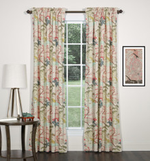 Zen Linen Lined Curtain Pair - 013864136228