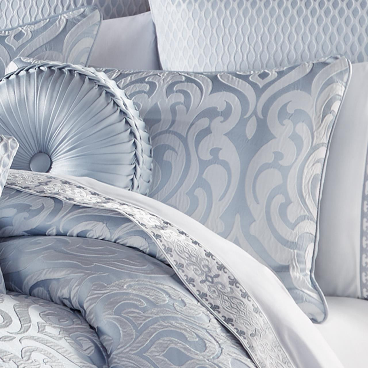 Liana Powder Blue Comforter Collection -