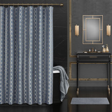 La Boheme Cerulean Shower Curtain - 193842129692