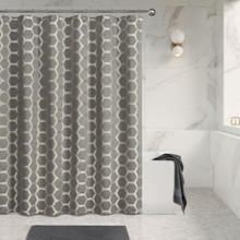 Porto Grey Shower Curtain - 193842129722