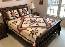 Feathered Star Quilt - 637173733864