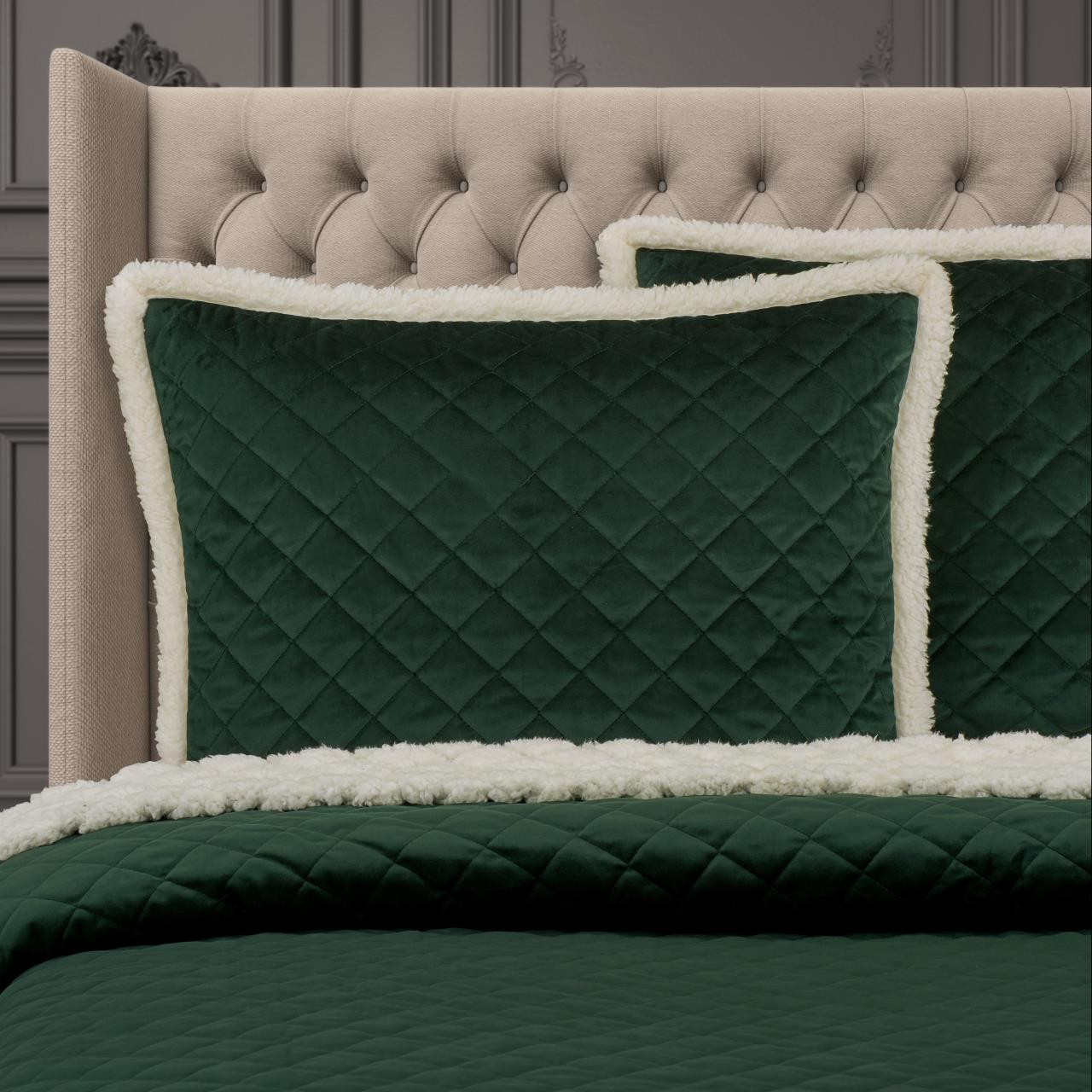 Casey Sherpa Evergreen Bedding Collection -