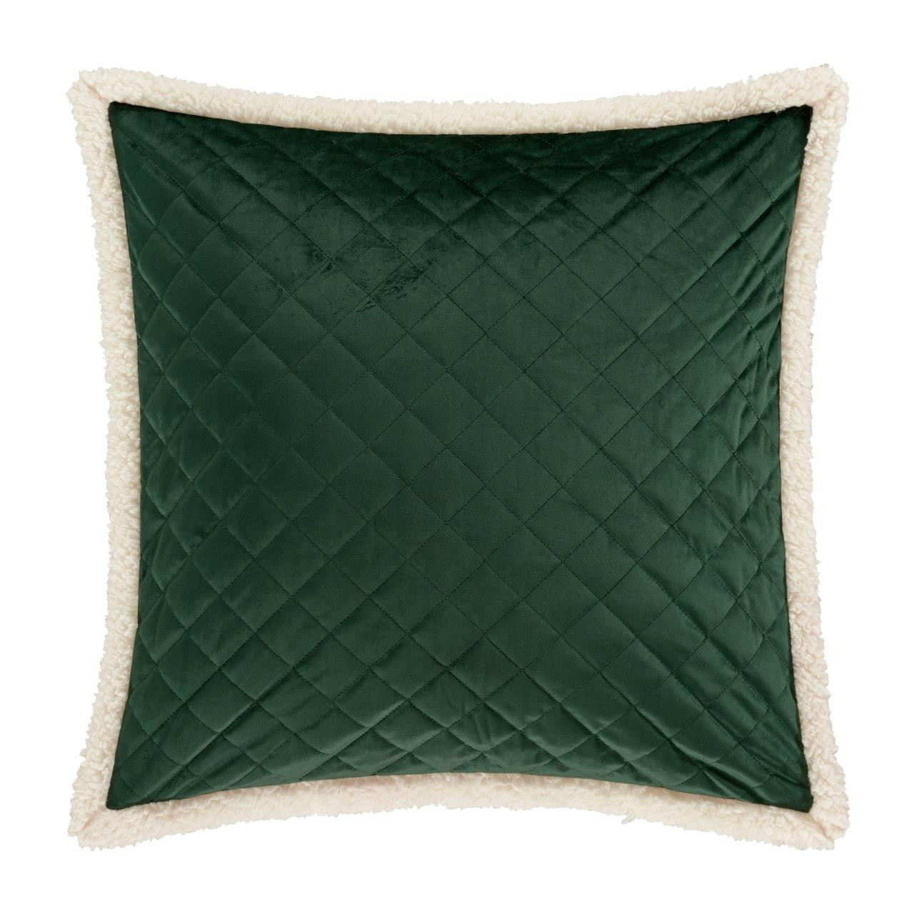 Casey Sherpa Evergreen Quilted Euro Sham - 193842131794