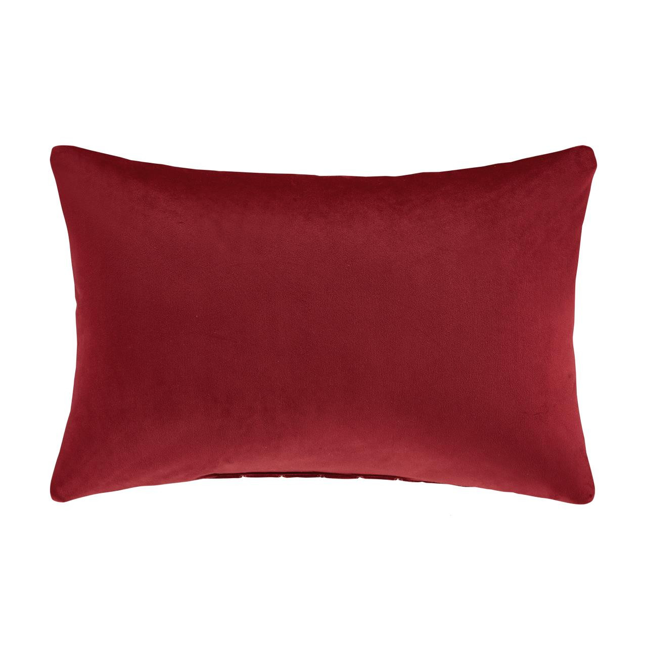 Grandeur Crimson Boudoir Pillow by J Queen New York Paul's Home Fashions