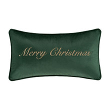 Merry Christmas Evergreen Boudoir Pillow - 193842131718