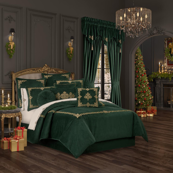 Noelle Evergreen Bedding Collection by J Queen New York Paul's Home