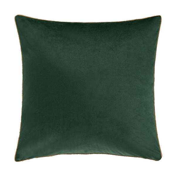 Noelle Evergreen Square Embellished Pillow - 193842131435