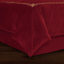 Noelle Crimson Bed Skirt - 193842131534