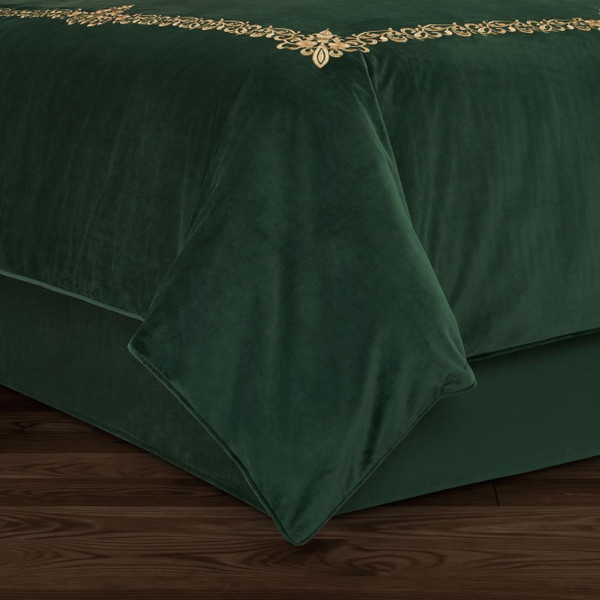 Noelle Evergreen Bed Skirt - 193842131541