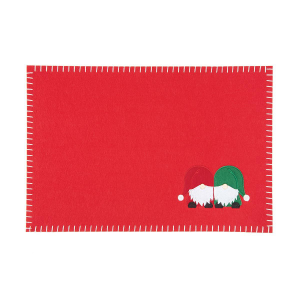 Naughty Or Nice Gnome Felt Placemat - 008246023630