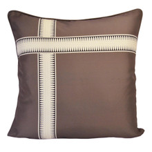 Natures Collage Brown Pillow - 754069603312