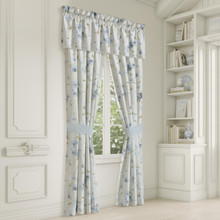 Cecelia Blue Curtain Pair - 193842133569