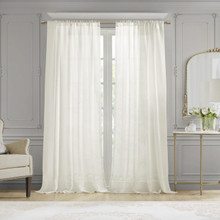 Cornelli White Embroidered Sheer Curtain - 221642190434